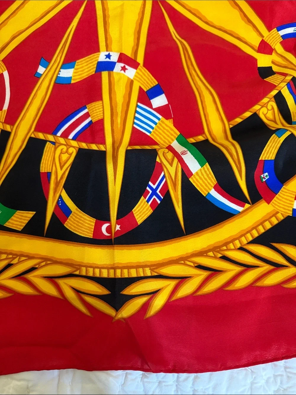 Rare Scarf commemorating the 50th anniversary of the United Nations